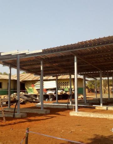 Preparations for the installation of 28kWp PV plant at Kalya village in Kigoma region