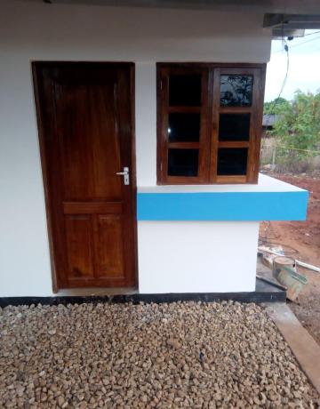 Kiosk Construction at Kiegei village in Lindi region.