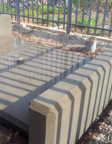 Foundation works in the cell site.The project took place at Mbelwa Village in Geita region.The foundation supports 2kWp PV plant to power cell site.