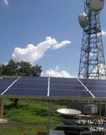 Installation and commissioning of 8.5kWp PV plant for an off-grid Telecommunication tower. This has improved power availability of the cell site and saved the environment from Carbon dioxide emission contributed by powering the site 24hrs/7 using Diesel generator
